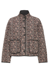 Fransa Claudine Jacket - Black Paisley